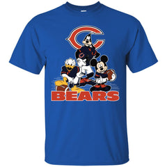 Mickey Mouse Chicago Bears American Football Nfl Sports Shirt Men Cotton T-Shirt Men Cotton T-Shirt - amzapparel