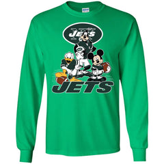 Mickey Mouse New York Jets American Football Nfl Sports Shirt Men Long Sleeve Shirt Men Long Sleeve Shirt - amzapparel
