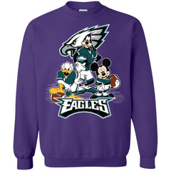 Mickey Mouse Philadelphia Eagle American Football Nfl Sports Shirt Crewneck Pullover Sweatshirt Crewneck Pullover Sweatshirt - amzapparel