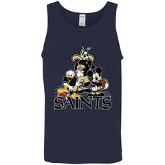 Mickey Mouse New Orleans Saints American Football Nfl Sports Shirt Men Cotton Tank Men Cotton Tank - amzapparel