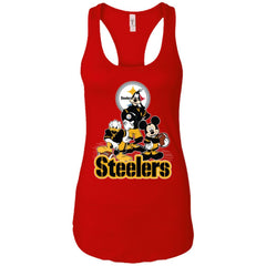 Mickey Mouse Pittsburgh Steelers American Football Nfl Sports Shirt Women Tank Top Women Tank Top - amzapparel