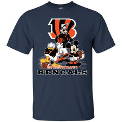Mickey Mouse Cincinnati Bengals American Football Nfl Sports Shirt Men Cotton T-Shirt Men Cotton T-Shirt - amzapparel