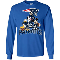 Mickey Mouse New England Patriots American Football Nfl Sports Shirt Men Long Sleeve Shirt Men Long Sleeve Shirt - amzapparel