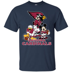 Mickey Mouse Arizona Cardinals American Football Nfl Sports Shirt Men Cotton T-Shirt Men Cotton T-Shirt - amzapparel