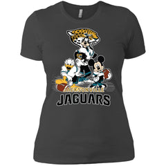 Mickey Mouse Jacksonville Jaguar American Football Nfl Sports Shirt Women Cotton T-Shirt Women Cotton T-Shirt - amzapparel