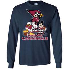 Mickey Mouse Arizona Cardinals American Football Nfl Sports Shirt Men Long Sleeve Shirt Men Long Sleeve Shirt - amzapparel