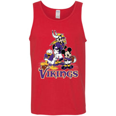 Mickey Mouse Minnesota Vikings American Football Nfl Sports Shirt Men Cotton Tank Men Cotton Tank - amzapparel