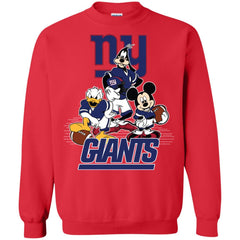 Mickey Mouse New York Giants American Football Nfl Sports Shirt Crewneck Pullover Sweatshirt Crewneck Pullover Sweatshirt - amzapparel