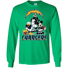 Mickey Mouse Los Angeles Chargers American Football Nfl Sports Shirt Men Long Sleeve Shirt Men Long Sleeve Shirt - amzapparel