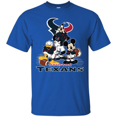 Mickey Mouse Houston Texans American Football Nfl Sports Shirt Men Cotton T-Shirt Men Cotton T-Shirt - amzapparel
