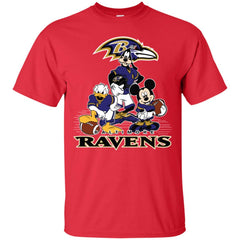 Mickey Mouse Baltimore Ravens American Football Nfl Sports Shirt Men Cotton T-Shirt Men Cotton T-Shirt - amzapparel