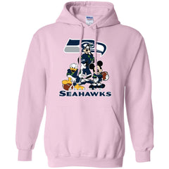 Mickey Mouse Seattle Seahawks American Football Nfl Sports Shirt Pullover Hoodie Sweatshirt Pullover Hoodie Sweatshirt - amzapparel
