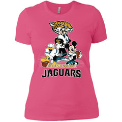 Mickey Mouse Jacksonville Jaguar American Football Nfl Sports Shirt Women Cotton T-Shirt Women Cotton T-Shirt - amzapparel