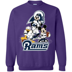 Mickey Mouse Los Angeles Rams American Football Nfl Sports Shirt Crewneck Pullover Sweatshirt Crewneck Pullover Sweatshirt - amzapparel