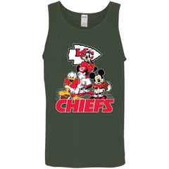 Mickey Mouse Kansas City Chiefs American Football Nfl Sports Shirt Men Cotton Tank Men Cotton Tank - amzapparel