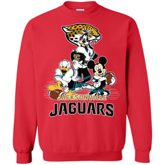 Mickey Mouse Jacksonville Jaguar American Football Nfl Sports Shirt Crewneck Pullover Sweatshirt Crewneck Pullover Sweatshirt - amzapparel
