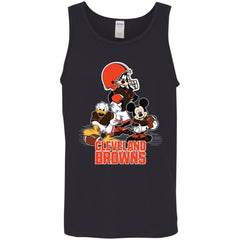 Mickey Mouse Cleveland Browns American Football Nfl Sports Shirt Men Cotton Tank Men Cotton Tank - amzapparel
