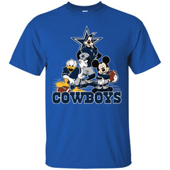 Mickey Mouse Dallas Cowboys American Football Nfl Sports Shirt Men Cotton T-Shirt Men Cotton T-Shirt - amzapparel