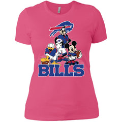 Mickey Mouse Buffalo Bills American Football Nfl Sports Shirt Women Cotton T-Shirt Women Cotton T-Shirt - amzapparel