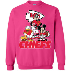 Mickey Mouse Kansas City Chiefs American Football Nfl Sports Shirt Crewneck Pullover Sweatshirt Crewneck Pullover Sweatshirt - amzapparel