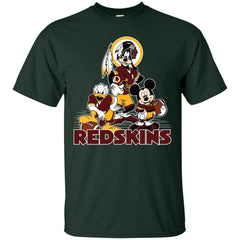 Mickey Mouse Washington Redskins American Football Nfl Sports Shirt Men Cotton T-Shirt Men Cotton T-Shirt - amzapparel