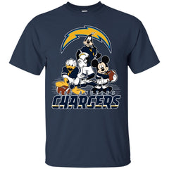 Mickey Mouse Los Angeles Chargers American Football Nfl Sports Shirt Men Cotton T-Shirt Men Cotton T-Shirt - amzapparel
