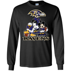 Mickey Mouse Baltimore Ravens American Football Nfl Sports Shirt Men Long Sleeve Shirt Men Long Sleeve Shirt - amzapparel