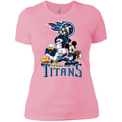 Mickey Mouse Tennessee Titans American Football Nfl Sports Shirt Women Cotton T-Shirt Women Cotton T-Shirt - amzapparel