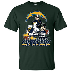 Mickey Mouse Los Angeles Chargers American Football Nfl Sports Shirt Men Cotton T-Shirt Men Cotton T-Shirt - amzapparel