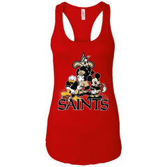 Mickey Mouse New Orleans Saints American Football Nfl Sports Shirt Women Tank Top Women Tank Top - amzapparel