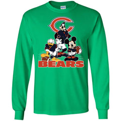 Mickey Mouse Chicago Bears American Football Nfl Sports Shirt Men Long Sleeve Shirt Men Long Sleeve Shirt - amzapparel