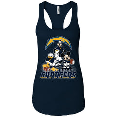 Mickey Mouse Los Angeles Chargers American Football Nfl Sports Shirt Women Tank Top Women Tank Top - amzapparel