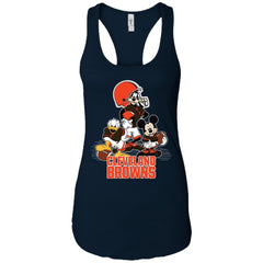 Mickey Mouse Cleveland Browns American Football Nfl Sports Shirt Women Tank Top Women Tank Top - amzapparel