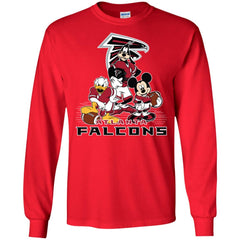 Mickey Mouse Atlanta Falcons American Football Nfl Sports Shirt Men Long Sleeve Shirt Men Long Sleeve Shirt - amzapparel