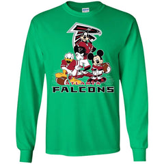 Mickey Mouse Atlanta Falcons American Football Nfl Sports Shirt Men Long Sleeve Shirt Men Long Sleeve Shirt - amzapparel