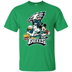 Mickey Mouse Philadelphia Eagle American Football Nfl Sports Shirt Men Cotton T-Shirt Men Cotton T-Shirt - amzapparel