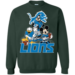 Mickey Mouse Detroit Lions American Football Nfl Sports Shirt Crewneck Pullover Sweatshirt Crewneck Pullover Sweatshirt - amzapparel