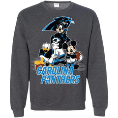 Mickey Mouse Carolina Panthers American Football Nfl Sports Shirt Crewneck Pullover Sweatshirt Crewneck Pullover Sweatshirt - amzapparel