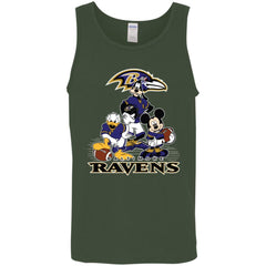 Mickey Mouse Baltimore Ravens American Football Nfl Sports Shirt Men Cotton Tank Men Cotton Tank - amzapparel