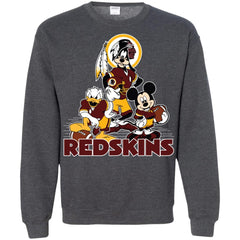 Mickey Mouse Washington Redskins American Football Nfl Sports Shirt Crewneck Pullover Sweatshirt Crewneck Pullover Sweatshirt - amzapparel