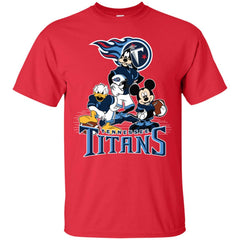 Mickey Mouse Tennessee Titans American Football Nfl Sports Shirt Men Cotton T-Shirt Men Cotton T-Shirt - amzapparel