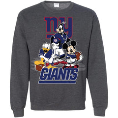 Mickey Mouse New York Giants American Football Nfl Sports Shirt Crewneck Pullover Sweatshirt Crewneck Pullover Sweatshirt - amzapparel
