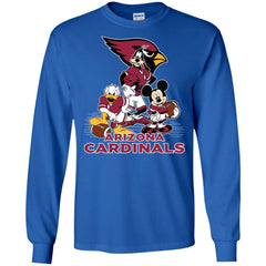 Mickey Mouse Arizona Cardinals American Football Nfl Sports Shirt Men Long Sleeve Shirt Men Long Sleeve Shirt - amzapparel