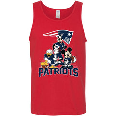 Mickey Mouse New England Patriots American Football Nfl Sports Shirt Men Cotton Tank Men Cotton Tank - amzapparel