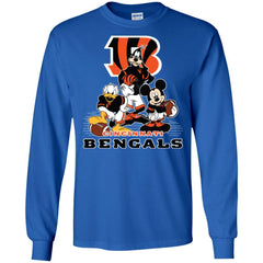 Mickey Mouse Cincinnati Bengals American Football Nfl Sports Shirt Men Long Sleeve Shirt Men Long Sleeve Shirt - amzapparel
