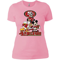 Mickey Mouse San Francisco 49ers American Football Nfl Sports Shirt Women Cotton T-Shirt Women Cotton T-Shirt - amzapparel