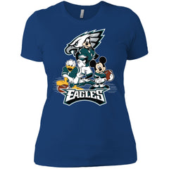 Mickey Mouse Philadelphia Eagle American Football Nfl Sports Shirt Women Cotton T-Shirt Women Cotton T-Shirt - amzapparel