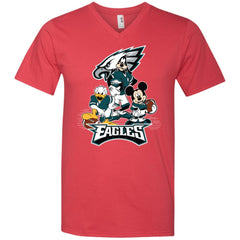 Mickey Mouse Philadelphia Eagle American Football Nfl Sports Shirt Men V-Neck T-Shirt Men V-Neck T-Shirt - amzapparel