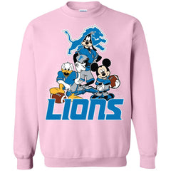 Mickey Mouse Detroit Lions American Football Nfl Sports Shirt Crewneck Pullover Sweatshirt Crewneck Pullover Sweatshirt - amzapparel