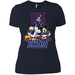 Mickey Mouse New York Giants American Football Nfl Sports Shirt Women Cotton T-Shirt Women Cotton T-Shirt - amzapparel
